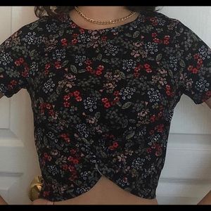 Super Soft Floral Crop